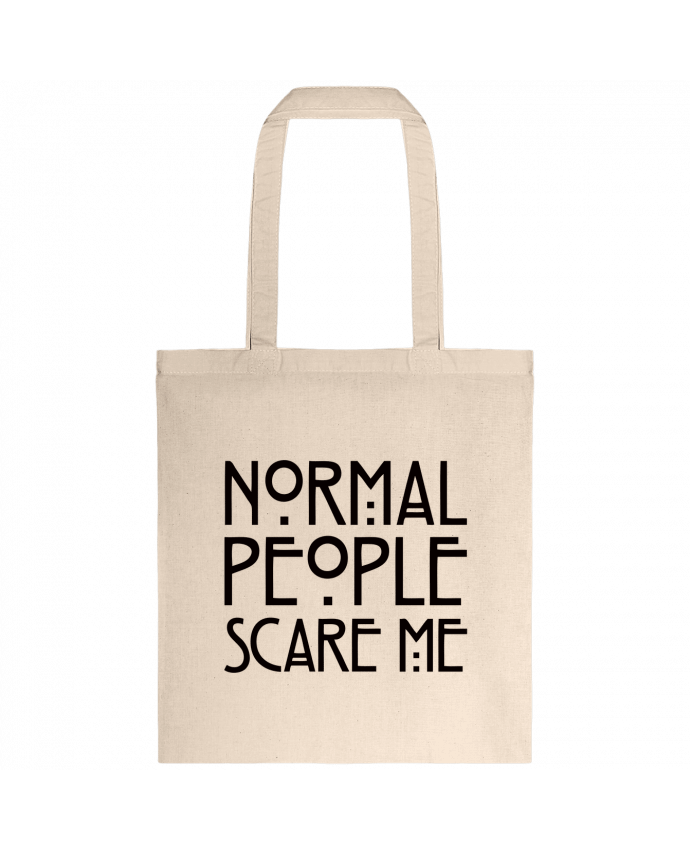 Tote-bag Normal People Scare Me par Freeyourshirt.com