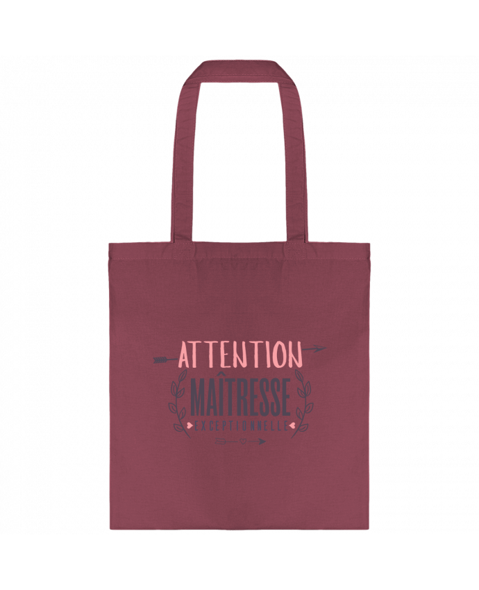 Bolsa de Tela de Algodón Attention maîtresse exceptionnelle por tunetoo