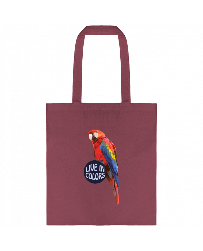 Tote-bag Perroquet - Live in colors par justsayin