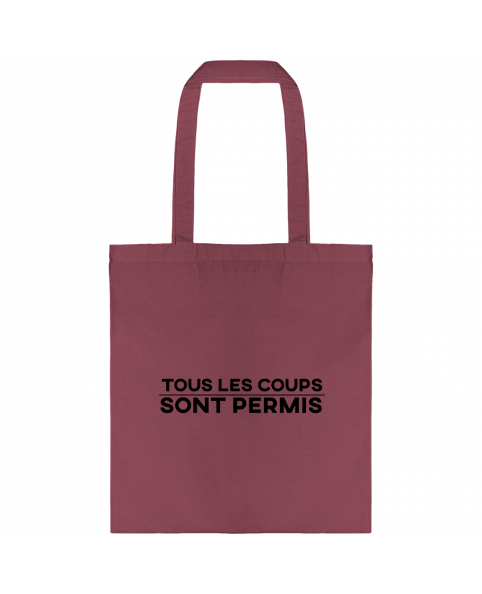Tote-bag Tous les coups sont permis par tunetoo