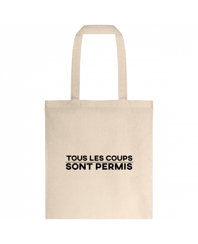 Tote-bag Tous les coups sont permis par tunetoo