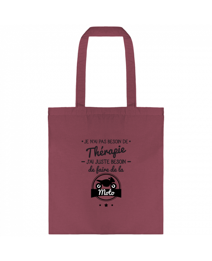 Tote-bag J'ai juste besoin de ma moto, tee shirt moto, motard par Benichan