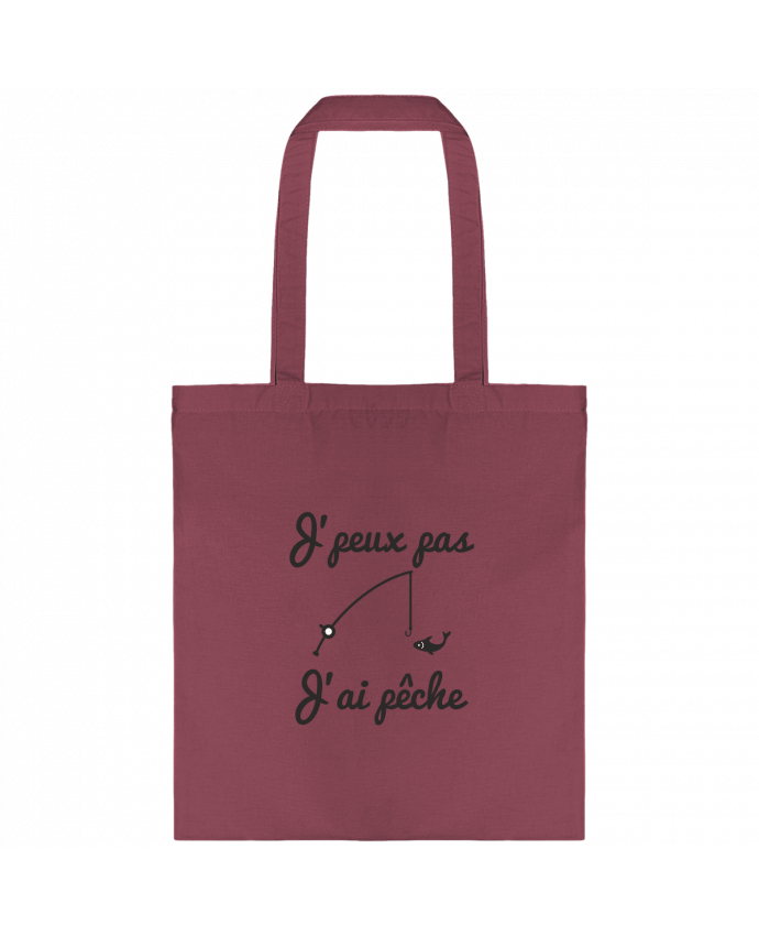 Tote-bag J'peux pas j'ai pêche,tee shirt pécheur,pêcheur par Benichan