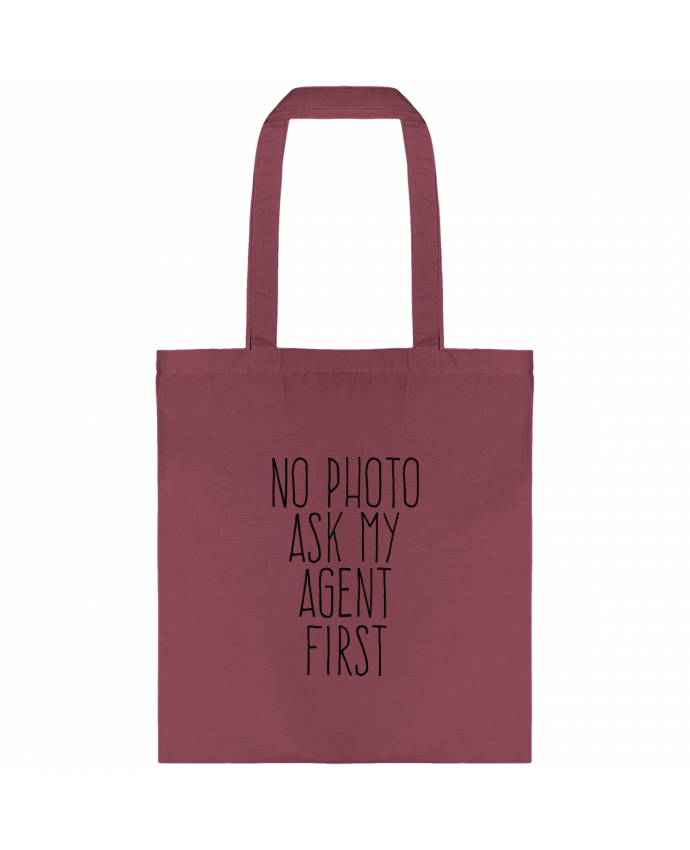Tote-bag No photo ask my agent par justsayin