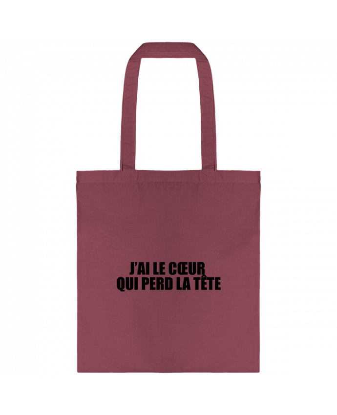 Tote-bag J'ai le cœur qui perd la tête par tunetoo