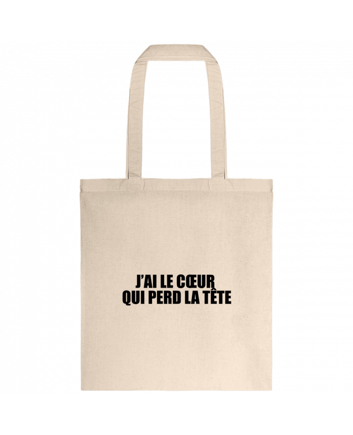 Tote-bag J'ai le cœur qui perd la tête par tunetoo