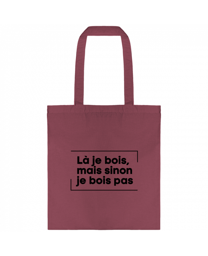 Tote-bag là je bois mais sinon je bois pas par tunetoo