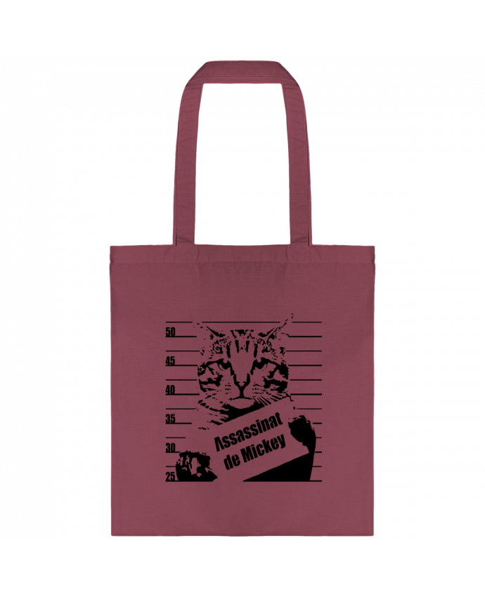 Tote-bag Chat wanted par Graff4Art