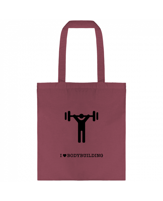 Tote-bag I love bodybuilding par will