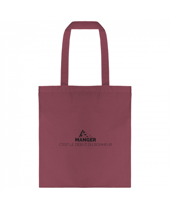 Tote-bag MANGER C'EST LE DÉBUT DU BONHEUR par PetiteLouve