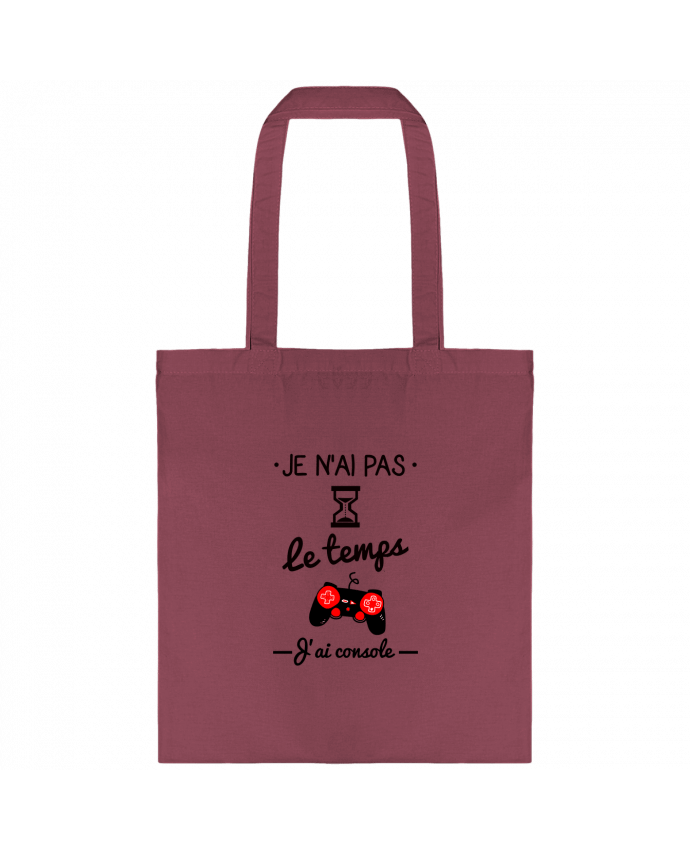 Tote-bag Pas le temps, j'ai console, tee shirt geek,gamer par Benichan