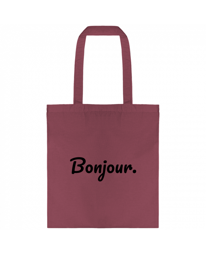 Tote-bag Bonjour. par tunetoo