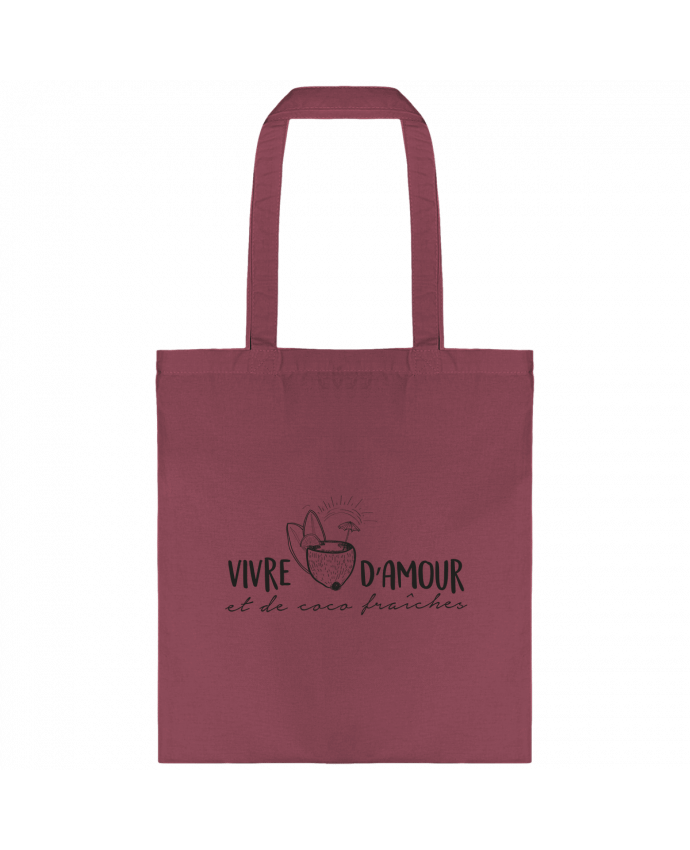 Tote-bag Vivre d'amour et d'eau fraîche ! par IDÉ'IN