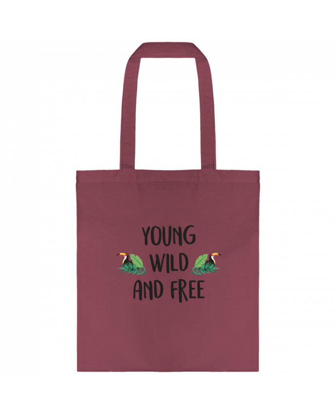 Tote-bag Young, Wild and Free par IDÉ'IN