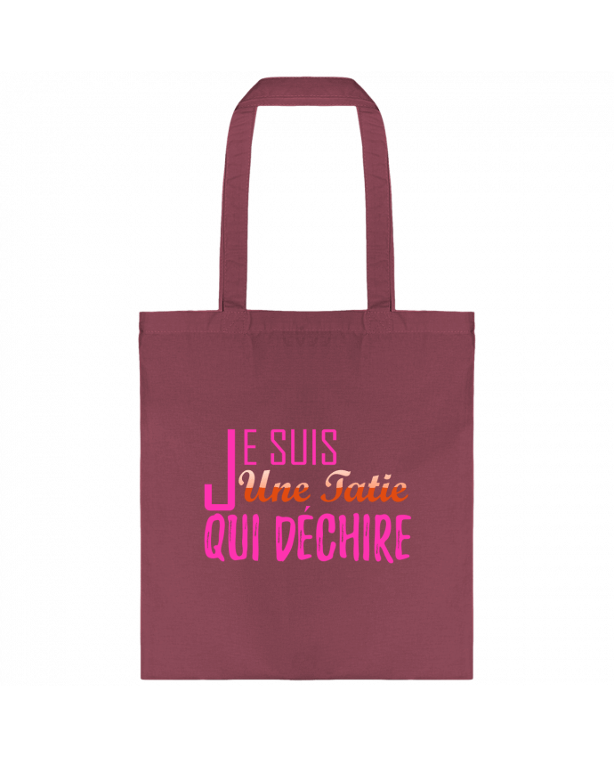 Tote-bag Je suis une tatie qui déchire par tunetoo