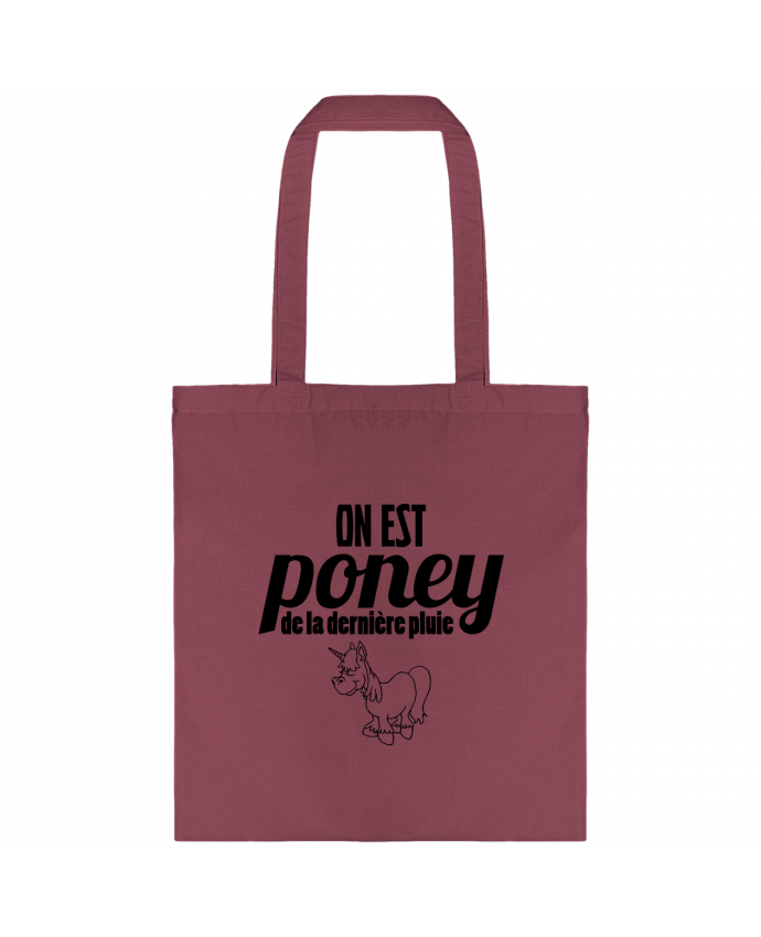 Tote-bag On est poney de la dernière pluie par tunetoo