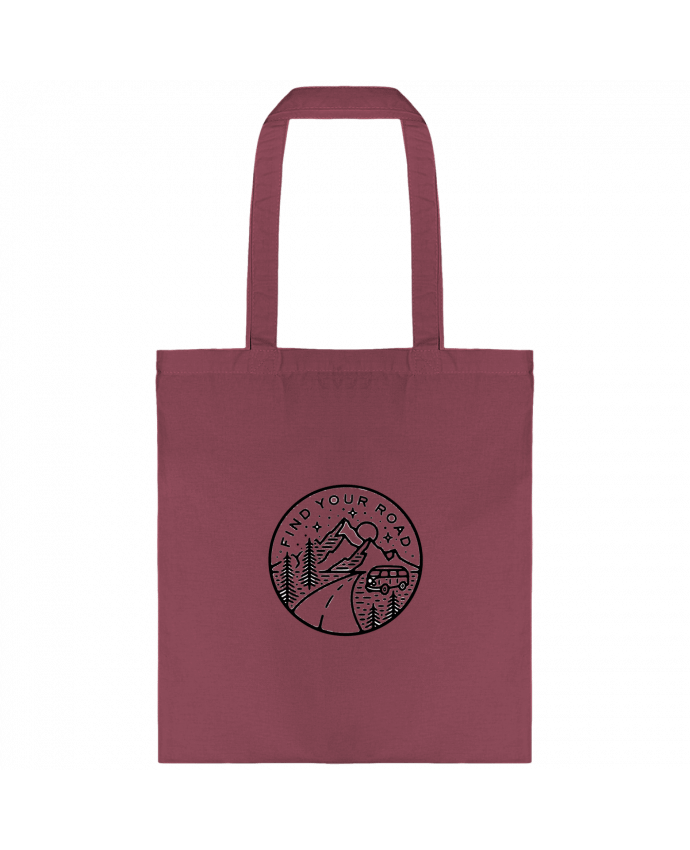 Tote-bag FIND YOUR ROAD par Likagraphe