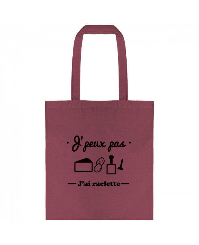 Tote-bag J'peux pas j'ai raclette par Benichan