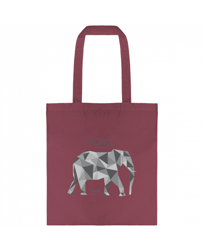 Tote-bag Force elephant origami par Mauvaise Graine
