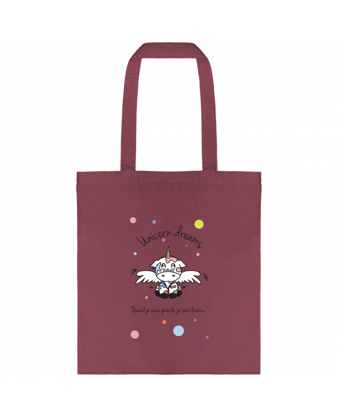 Tote-bag Unicorn Dreams - Little cow par 