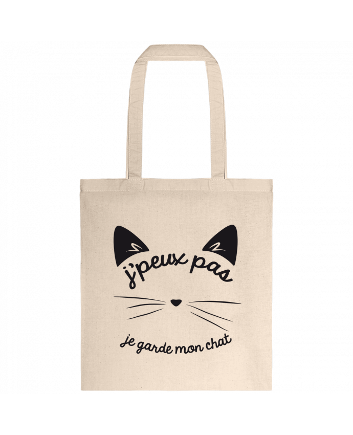 Tote-bag Je peux pas je garde mon chat par FRENCHUP-MAYO