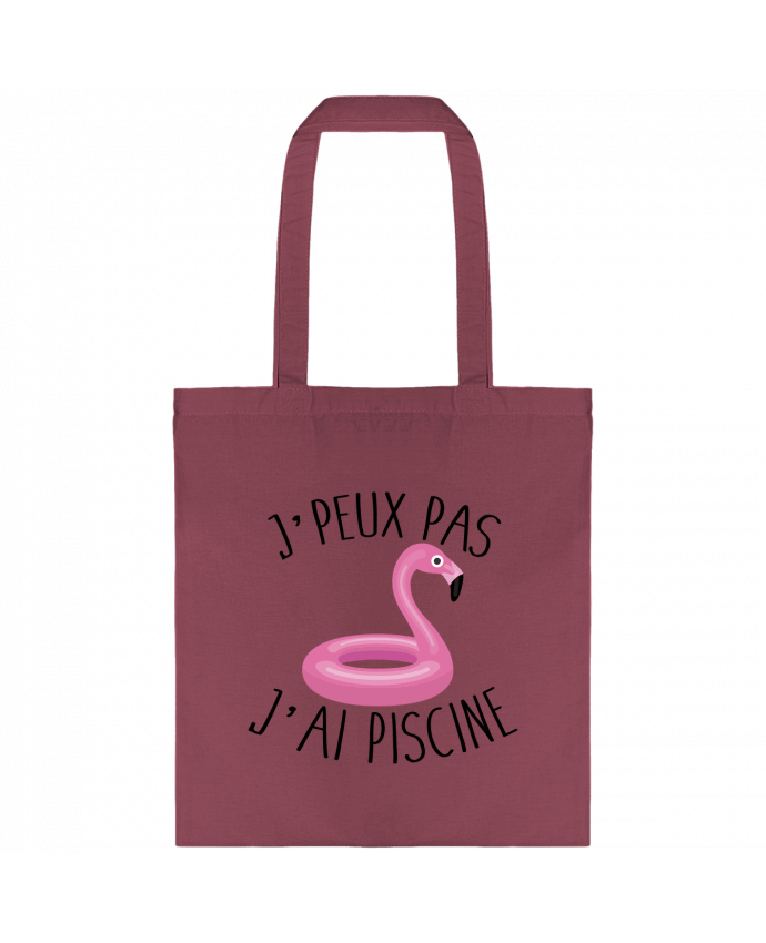 Tote-bag Je peux pas j'ai piscine par FRENCHUP-MAYO