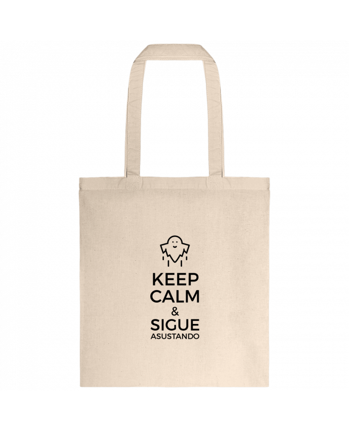 Tote-bag Keep Calm and Sigue asustando ghost par tunetoo