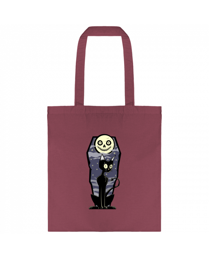 Tote Bag cotton Coffin Cat by SirCostas