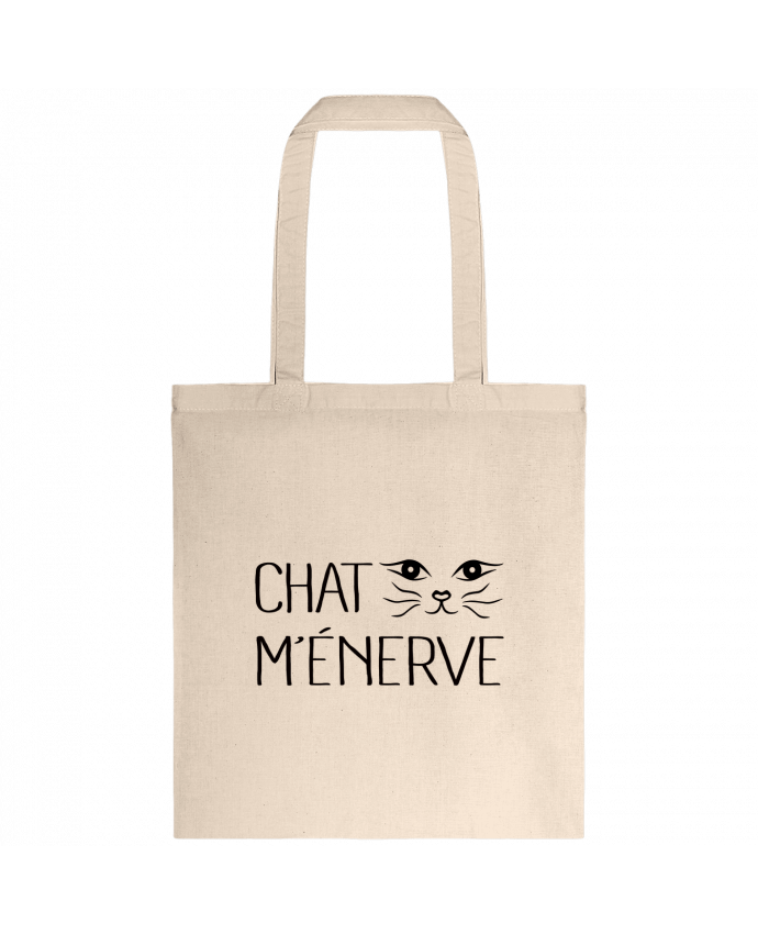 Tote-bag Chat m'énerve par Freeyourshirt.com