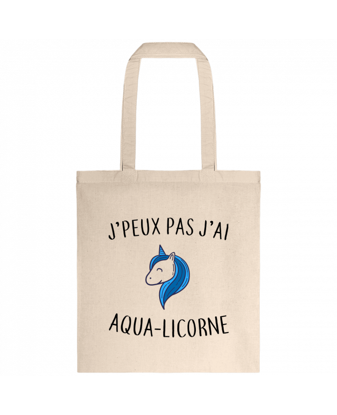 Tote-bag J'peux pas j'ai aqua-licorne par La boutique de Laura