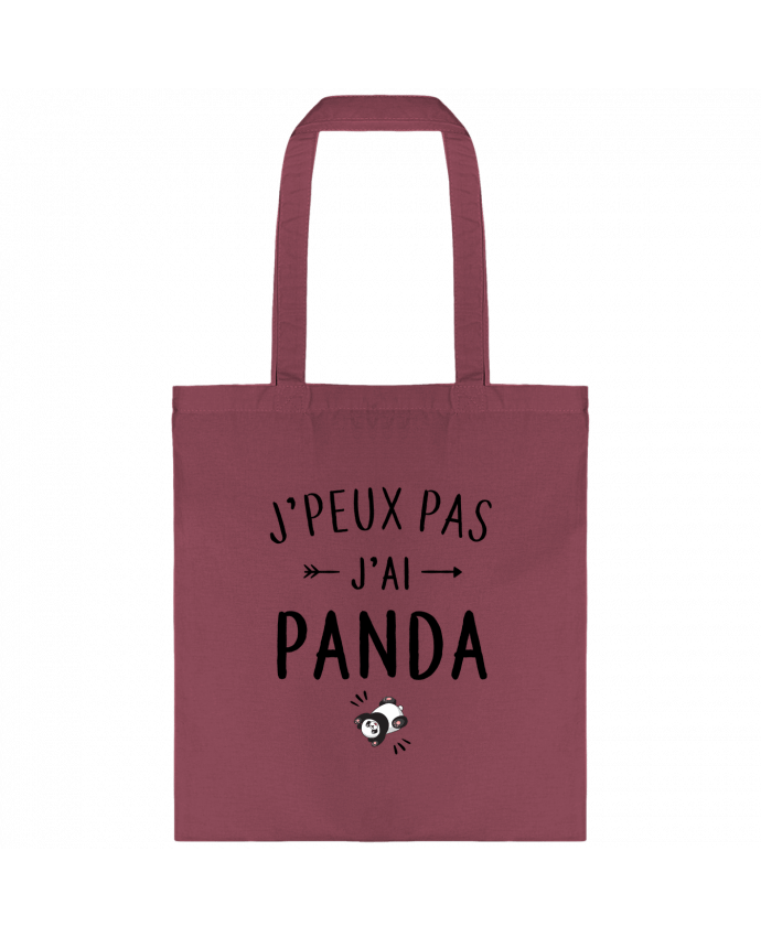 Tote-bag J'peux pas j'ai panda par La boutique de Laura
