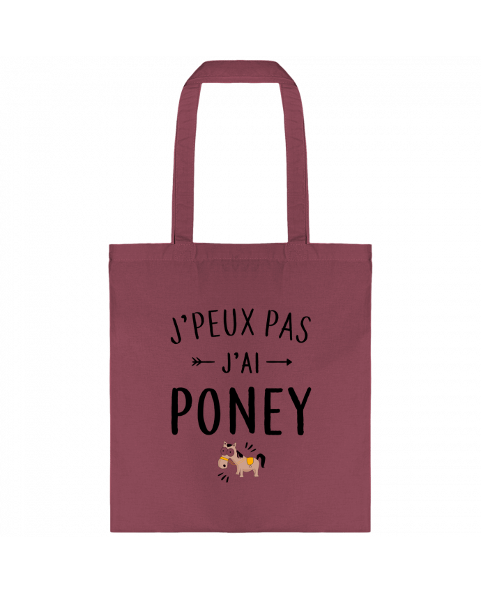 Tote-bag J'peux pas j'ai poney par La boutique de Laura