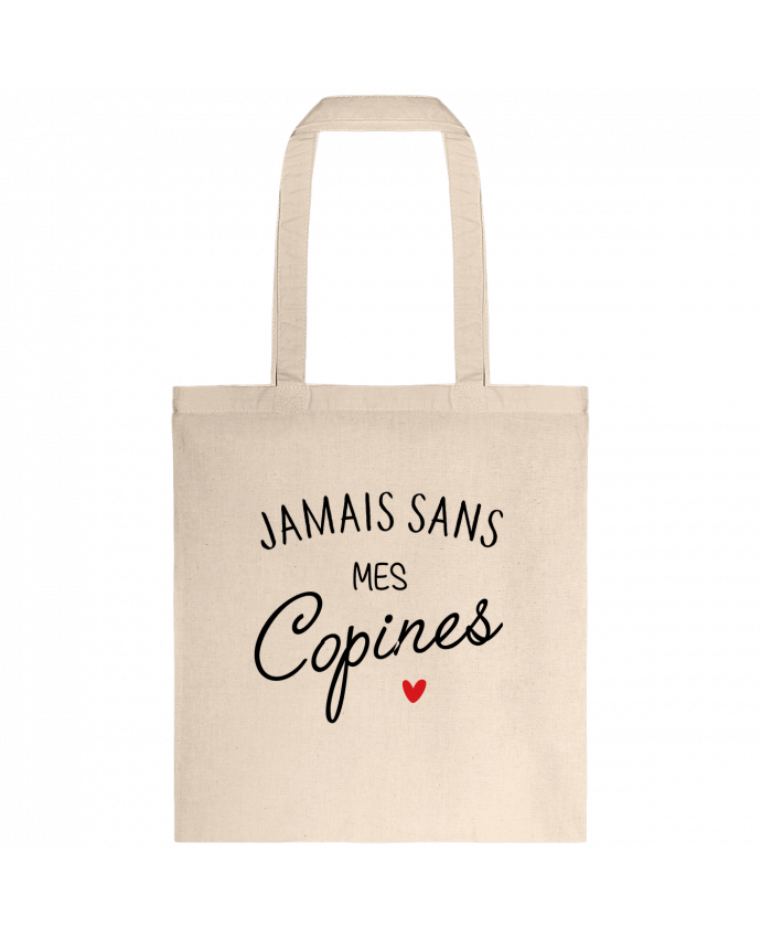 Tote-bag Jamais sans mes copines par La boutique de Laura