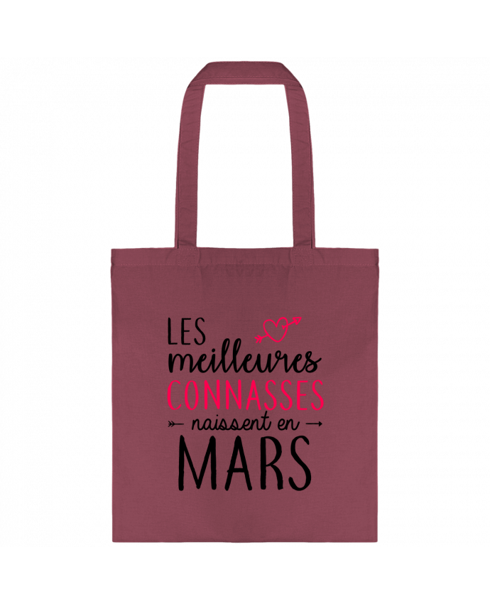 Tote-bag Les meilleures connasses naissent Mars par La boutique de Laura