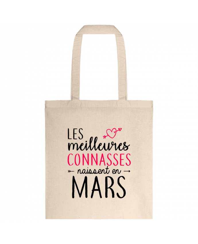 Tote-bag Les meilleures connasses naissent Mars par La boutique de Laura