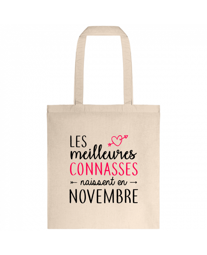 Tote-bag Les meilleures connasses naissent Novembre par La boutique de Laura