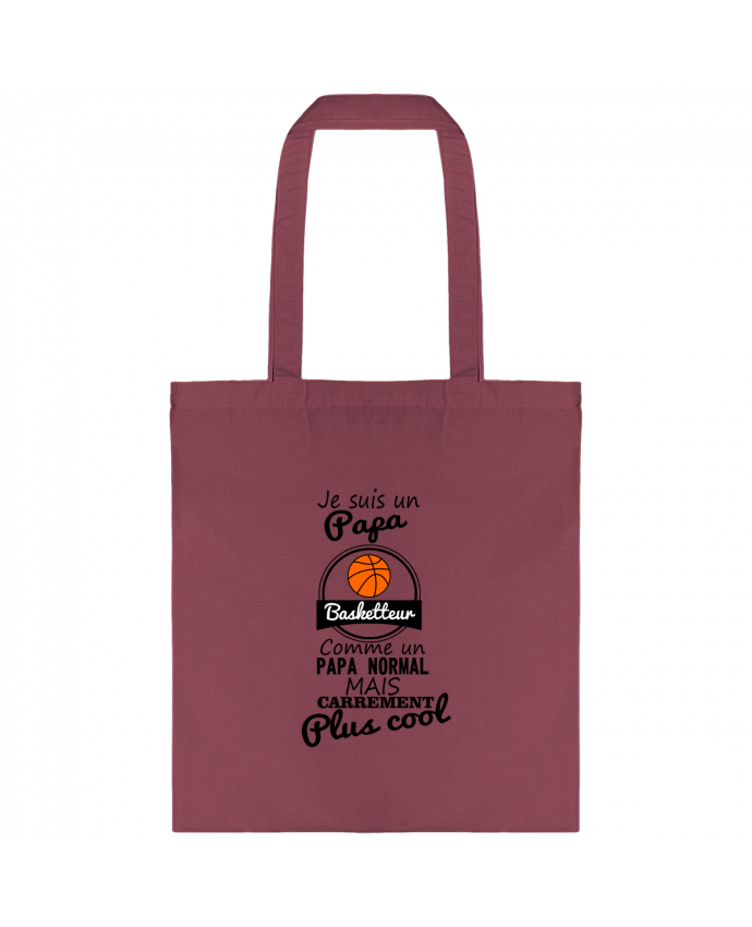 Tote-bag Je suis un papa basketteur comme un papa normal mais carrément plus cool par Benichan