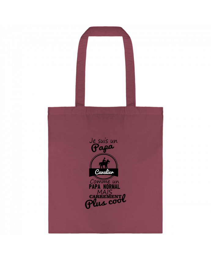Tote-bag Je suis un papa cavalier comme un papa normal mais carrément plus cool par Benichan