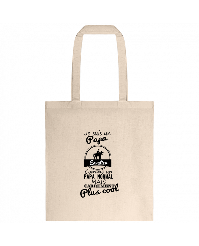 Tote-bag Je suis un papa cavalier comme un papa normal mais carrément plus cool par Benichan