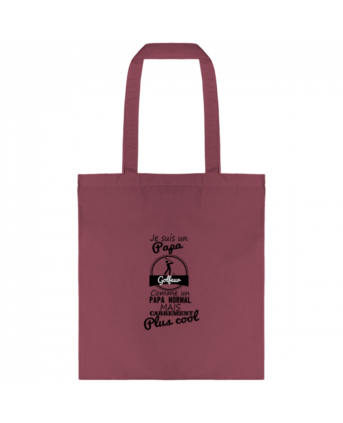 Tote-bag Je suis un papa golfeur comme un papa normal mais carrément plus cool par Benichan