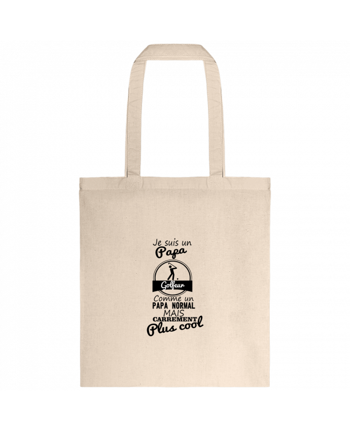 Tote-bag Je suis un papa golfeur comme un papa normal mais carrément plus cool par Benichan