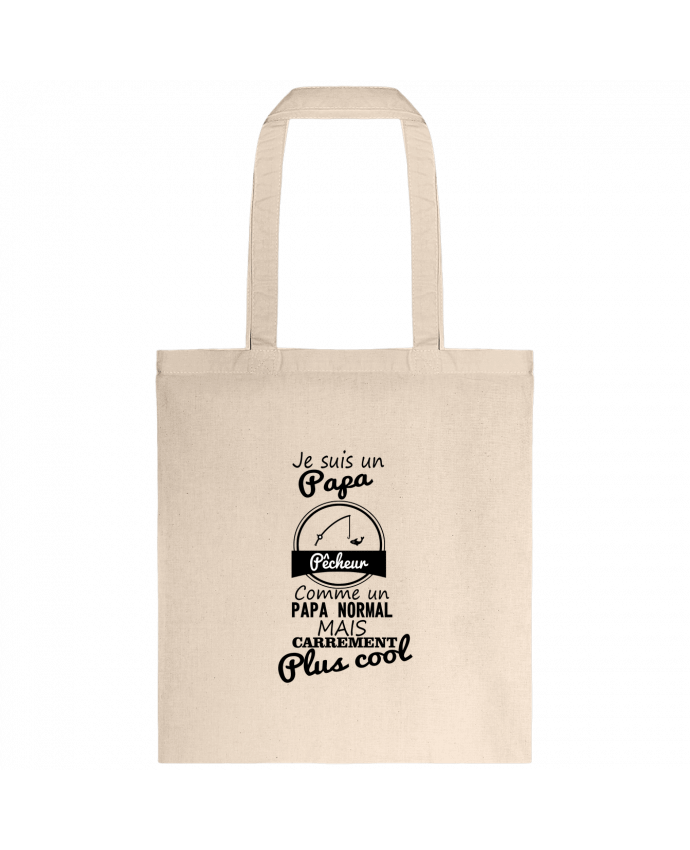 Tote-bag Je suis un papa pêcheur comme un papa normal mais carrément plus cool par Benichan