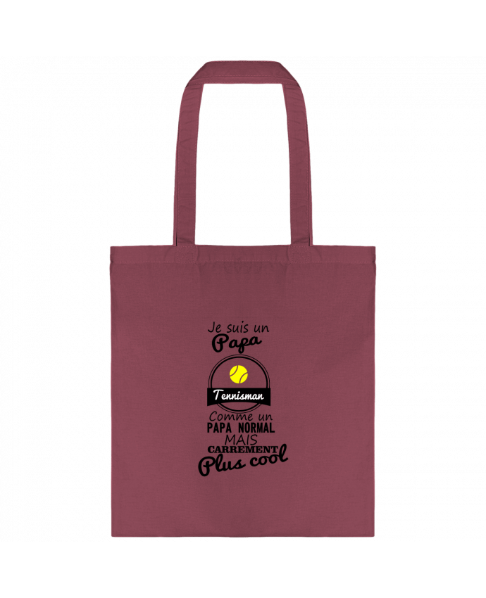 Tote-bag Je suis un papa tennisman comme un papa normal mais carrément plus cool par Benichan