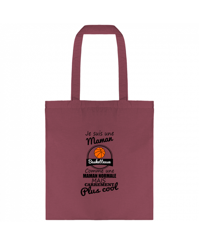 Tote-bag Je suis une maman basketteuse comme une maman normale mais carrément plus cool par Benichan