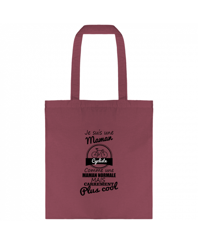 Tote-bag Je suis une maman cycliste comme une maman normale mais carrément plus cool par Benichan