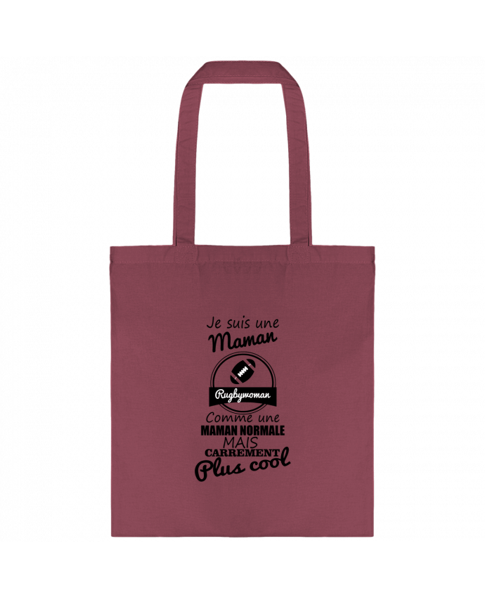 Tote-bag Je suis une maman rugbywoman comme une maman normale mais carrément plus cool par Benichan