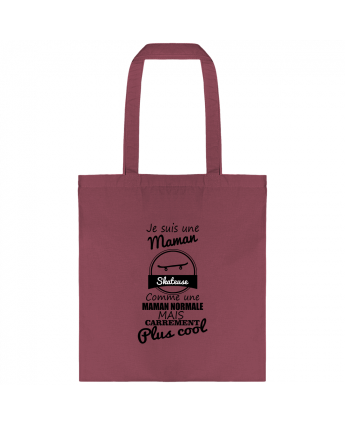 Tote-bag Je suis une maman skateuse comme une maman normale mais carrément plus cool par Benichan