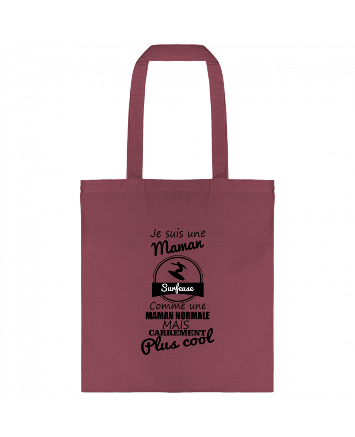 Tote-bag Je suis une maman surfeuse comme une maman normale mais carrément plus cool par Benichan