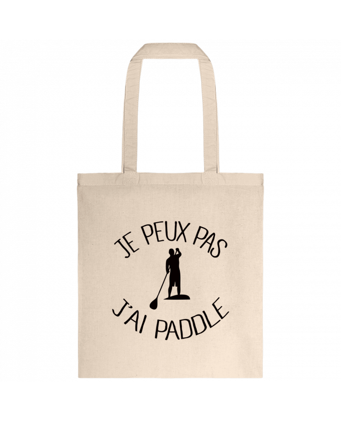 Tote-bag Je peux pas j'ai Paddle par Freeyourshirt.com