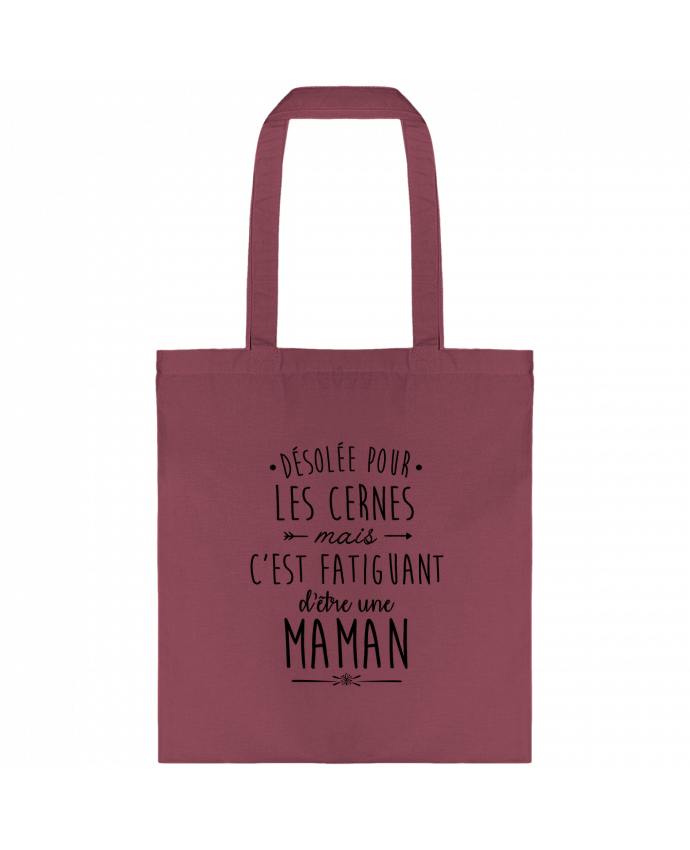 Tote-bag C'est fatiguant d'être une maman par La boutique de Laura